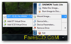 برنامج دايمون تولز 2013 لنسخ وقراءة الاسطوانات DAEMON Tools Lite 4.47