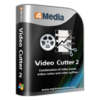برنامج تقطيع ومونتاج الفيديو  4Media Video Cutter 2 شبيه بالموفى ميكر مرفق مع البرنامج التفعيل وشرح البرنامج بالعربى