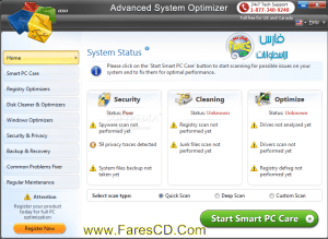 البرنامج الأول عالمياً فى إصلاح أخطاء الحاسوب Advanced System Optimizer 3.5.1000.15127 Final Portable نسخة محمولة  ومفعلة للتحميل برابط مباشر