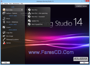 أقوى برامج نسخ الأسطوانات بجميع أنواعها برنامج أشامبو الجديد Ashampoo Burning Studio 2014 للتحميل برابط واحد مباشر