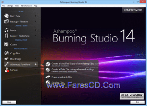 أقوى برامج نسخ الأسطوانات بجميع أنواعها برنامج أشامبو الجديد Ashampoo Burning Studio 2014 للتحميل برابط واحد مباشر
