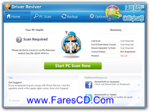 برنامج البحث عن التعريفات وتحديثها Driver Reviver  برنامج واحد سيغنيك عن كل اسطوانات التعريفات البرنامج + الشرح بروابط مباشرة