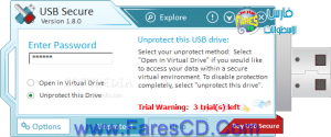 كيف يمكنك إغلاق الفلاش USB أو هارد شخصى بكلمة سر للإحتفاظ بخصوصياتك مع برنامج USB Secure بالتفعيل + الشرح