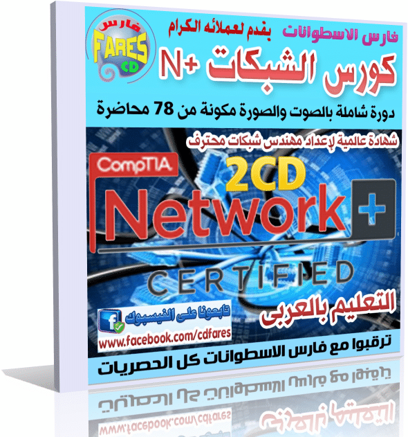 الكورس العالمى لتعليم الشبكات Network+ كاملاً بالصوت والصورة وباللغة العربية للتحميل بروابط مباشرة على الأرشيف وتورنت