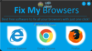 أداة صيانة متصفحات الإنترنت Fix My Browsers v2.0 Portable للتحميل برابط مباشر