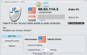 عملاق برامج التصفح الخفى وإخفاء الأى بى Platinum Hide IP 3.3.9.6 آخر إصدار بالتفعيل للتحميل برابط مباشر
