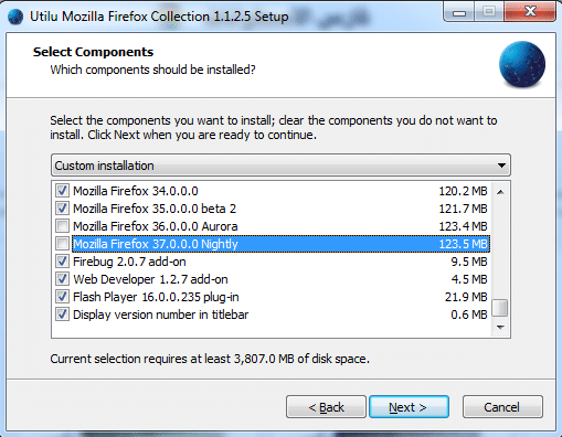 تجميعة فيرفوكس للمحترفيين Utilu Mozilla Firefox Collection 1.1.2.5
