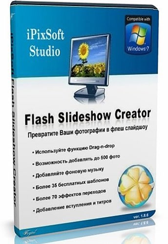 برنامج صناعة البومات فلاشية من الصور | iPixSoft Flash Slideshow Creator 5.3.0.0