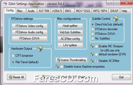 ADVANCED Codecs for Windows2