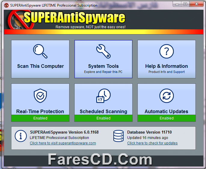 SUPERAntiSpyware Professional 6.0.1168 Database 11710 (1)