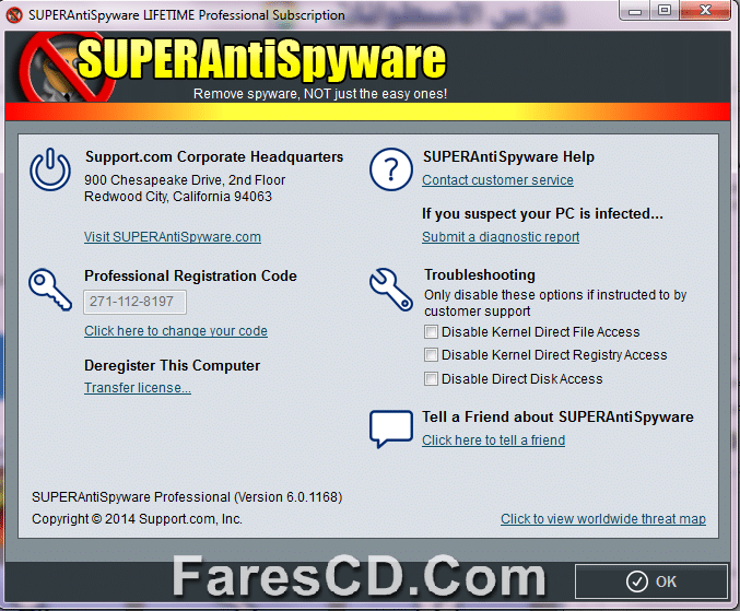 SUPERAntiSpyware Professional 6.0.1168 Database 11710 (2)