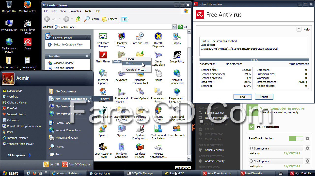 Windows XP Professional SP3 x86 Black Edition