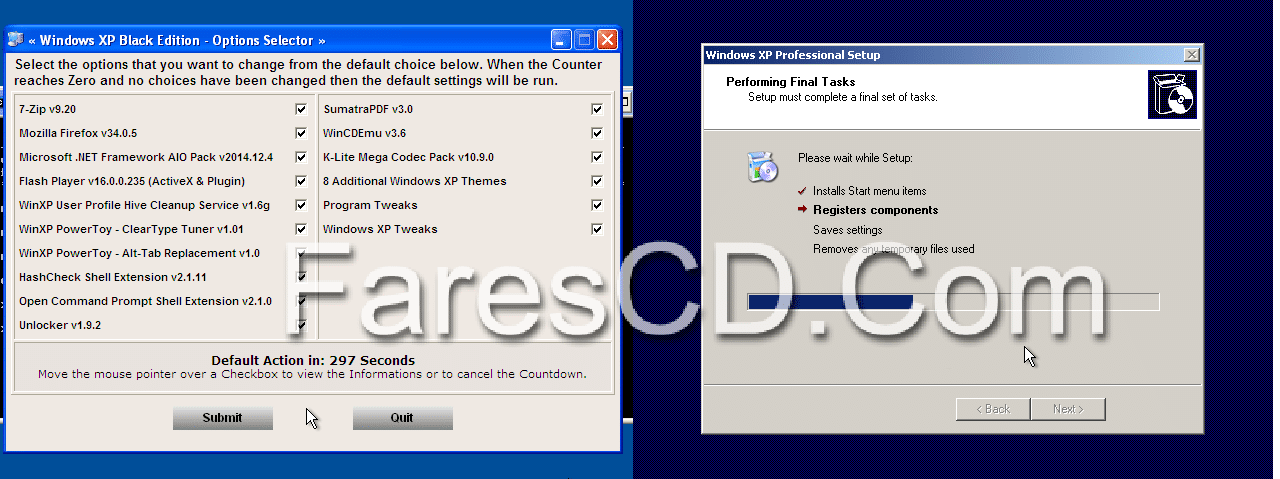 Windows XP Professional SP3 x86 Black Edition