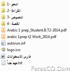 اسطوانة اللغة العربية للصف الأول الإعدادى الترم الثانى 2015 (1)