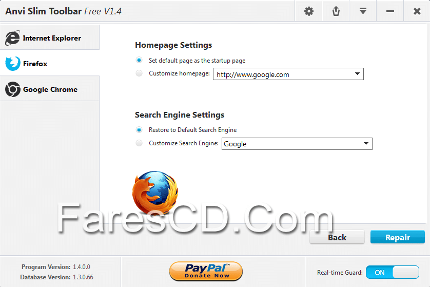 برنامج إدارة تولبار المتصفحات AnviSoft Slim ToolBar 1.4.0.0 Multilingual (7)