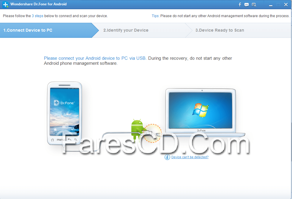 برنامج استعادة المحذوفات للأندرويد Wondershare Dr.Fone for Android 5.0.1 (1)