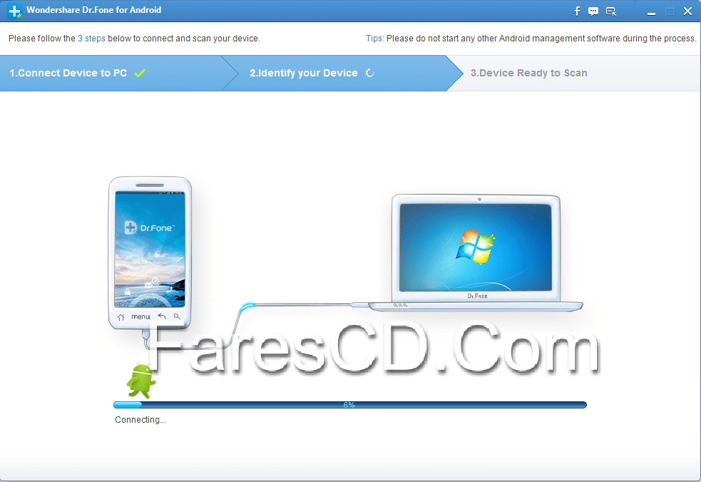 برنامج استعادة المحذوفات للأندرويد Wondershare Dr.Fone for Android 5.0.1 (3)