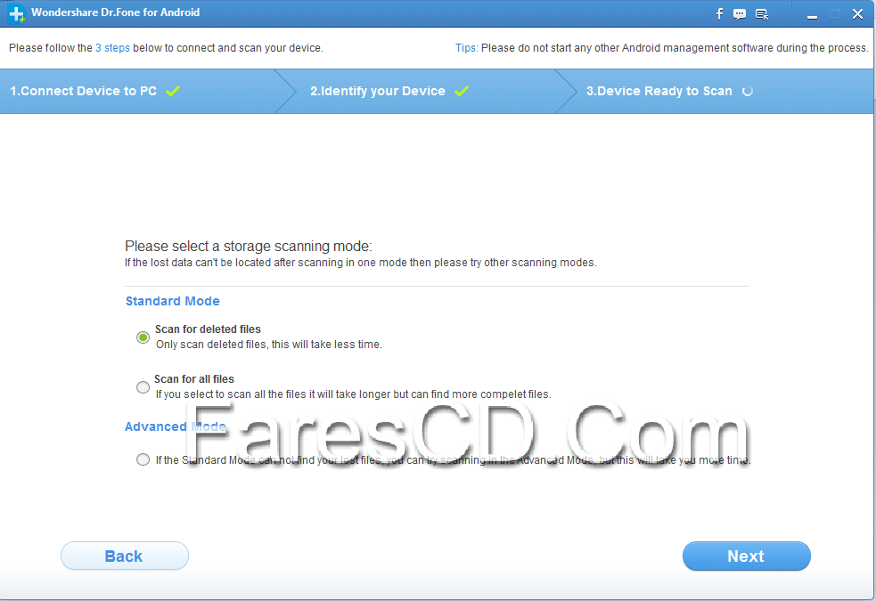 برنامج استعادة المحذوفات للأندرويد Wondershare Dr.Fone for Android 5.0.1 (5)