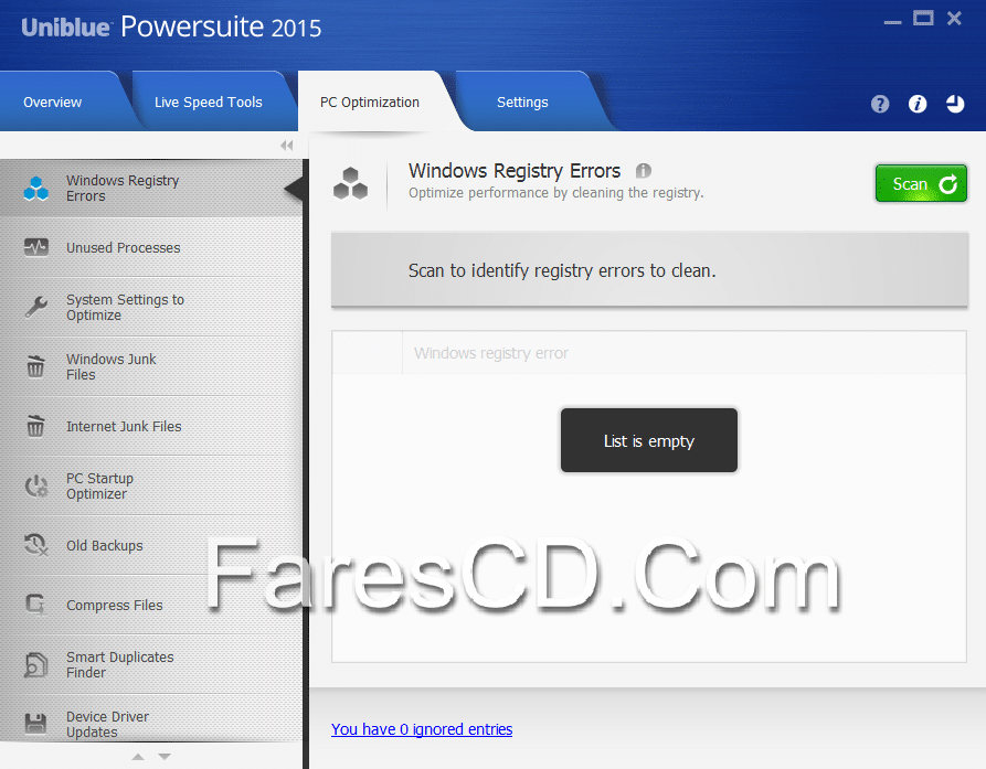 برنامج صيانة الويندوز Uniblue Powersuite 2015 4.3 (4)