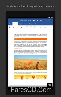 تطبيق ميكروسوفت وورد للأندرويد Microsoft Word for Tablet v16.0.3823.1007 (3)