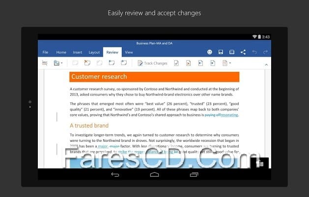 تطبيق ميكروسوفت وورد للأندرويد Microsoft Word for Tablet v16.0.3823.1007 (6)