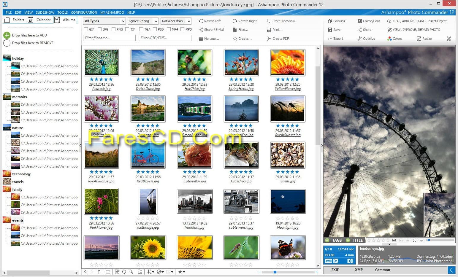 برنامج أشامبو 2015 لتعديل الصور Ashampoo Photo Commander 12.0.10 (5)
