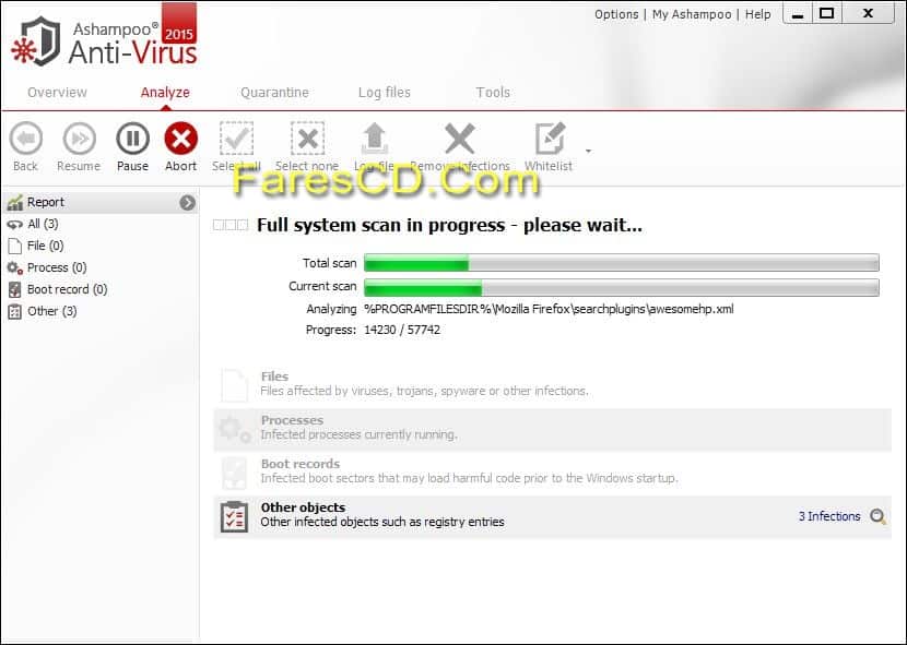 برنامج أشامبو للحماية من الفيروسات Ashampoo Anti-Virus 2015 1.2.0 DC (2)