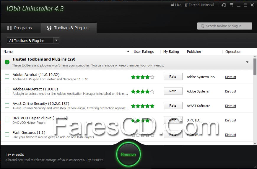 برنامج إزالة تثبيت البرامج بالكامل Iobit Uninstaller 4.3.0.118 (3)