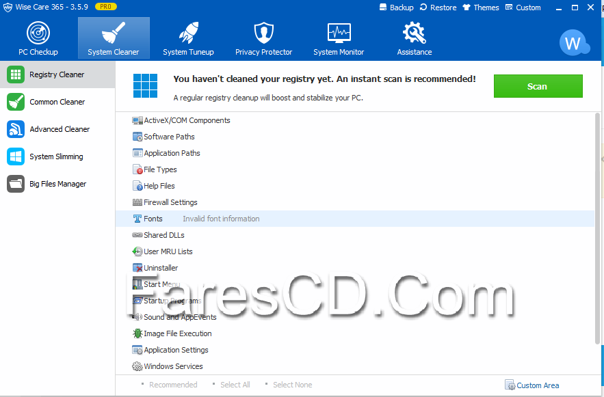 برنامج تسريع وتنظيف الويندوز Wise Care 365 Pro 3.59 Build 319 (3)