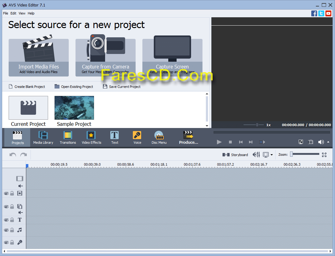 برنامج مونتاج الفيديو الشهير AVS Video Editor 7.1.2.262 (1)