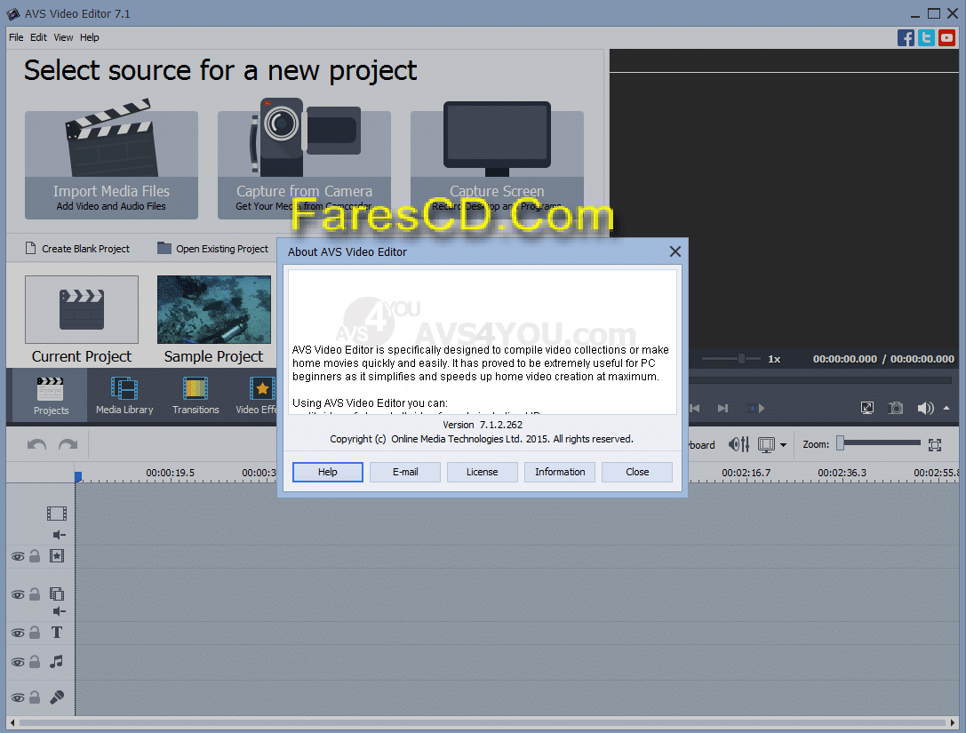 برنامج مونتاج الفيديو الشهير AVS Video Editor 7.1.2.262 (2)