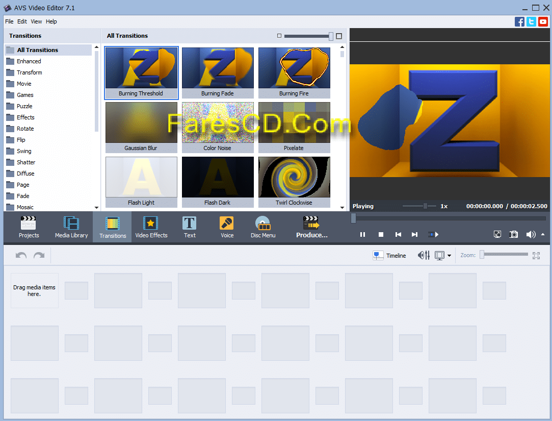 برنامج مونتاج الفيديو الشهير AVS Video Editor 7.1.2.262 (4)