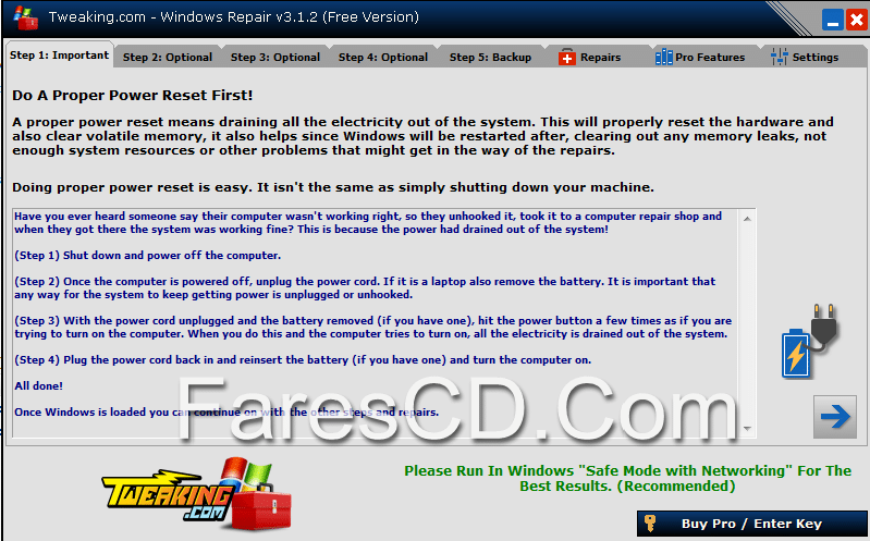 تجميعة أدوات صيانة الويندوز Windows Repair (All In One) v3.1.2 (1)