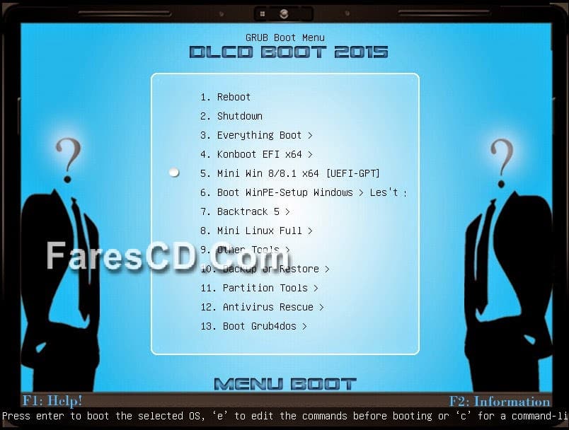 اسطوانة الصيانة والطوارىء الشهيرة Ultimate DLCD Boot 2015 (2)