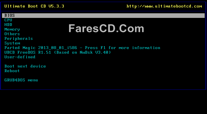 الإصدار ااخير من اسطوانة الصيانة الشهيرة Ultimate Boot CD 5.3.4 Final (1)