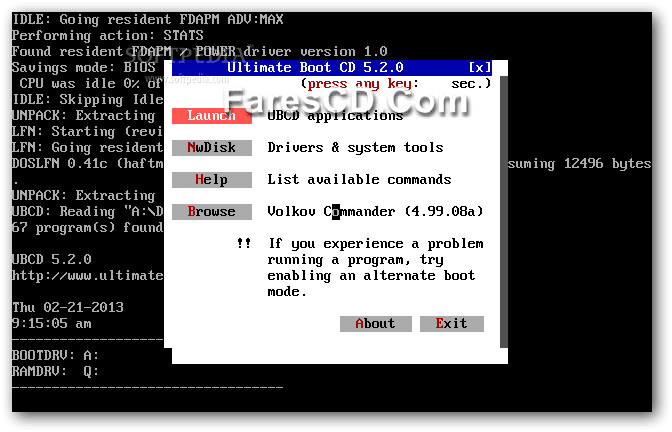الإصدار ااخير من اسطوانة الصيانة الشهيرة Ultimate Boot CD 5.3.4 Final (2)