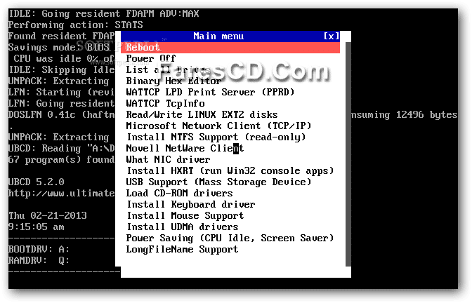 الإصدار ااخير من اسطوانة الصيانة الشهيرة Ultimate Boot CD 5.3.4 Final (3)