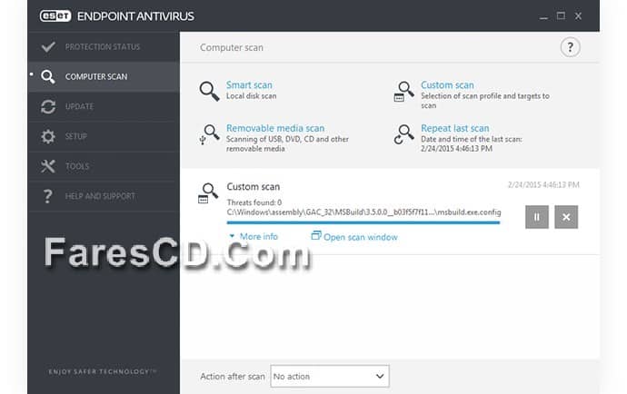 الإصدار الأخير من الأنتى فيروس الشهير ESET Endpoint Antivirus 5.0.2242 (2)