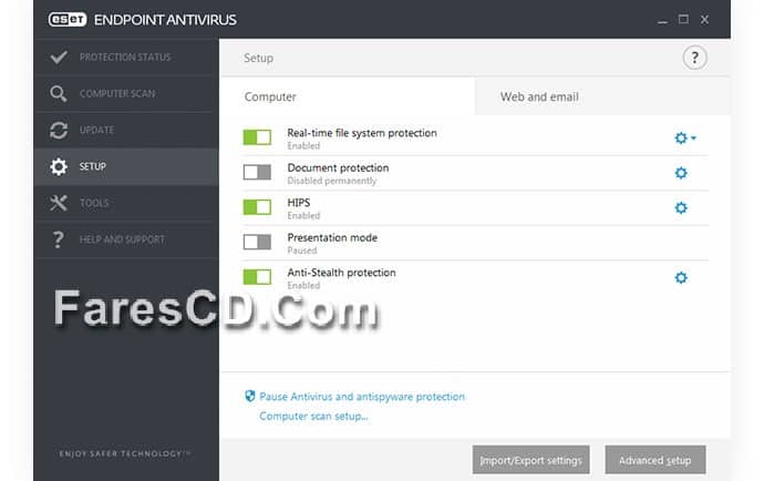 الإصدار الأخير من الأنتى فيروس الشهير ESET Endpoint Antivirus 5.0.2242 (3)