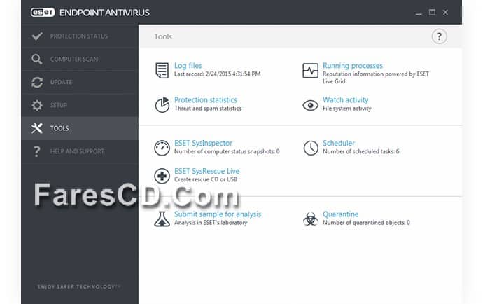 الإصدار الأخير من الأنتى فيروس الشهير ESET Endpoint Antivirus 5.0.2242 (4)
