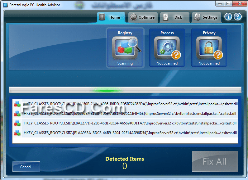 البرنامج الشامل لتحسين أداء الويندوز Paretologic PC Health Advisor 3.1.7 (2)