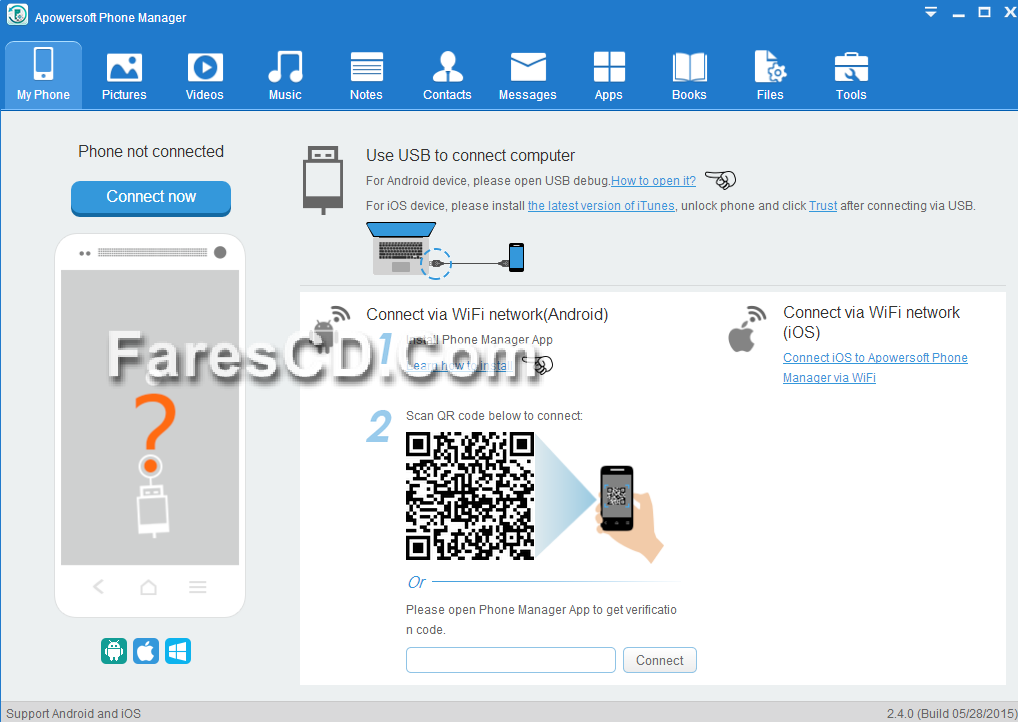 برنامج إدارة الهواتف الذكية Apowersoft Phone Manager PRO 2.4 (1)