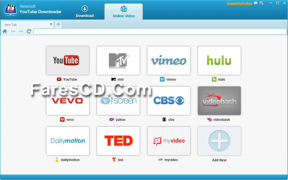 برنامج التحميل من مواقع الفيديو Aimersoft YouTube Downloader 4.3.3 (2)