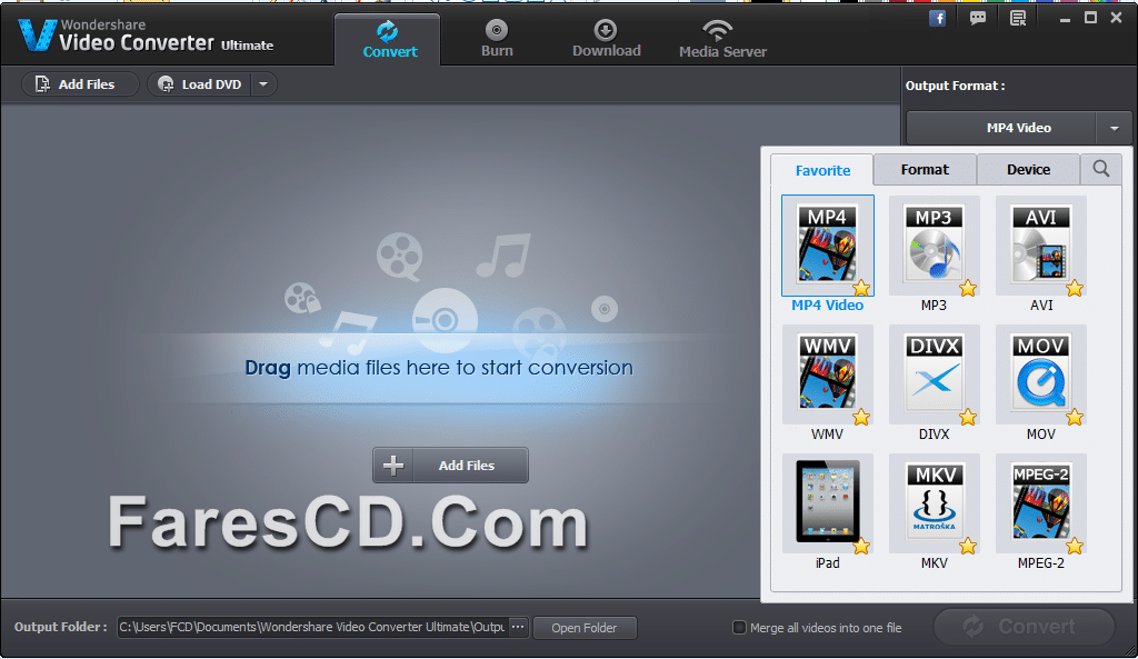 برنامج تحويل الفيديو Wondershare Video Converter Ultimate 8.1.2.1 (3)