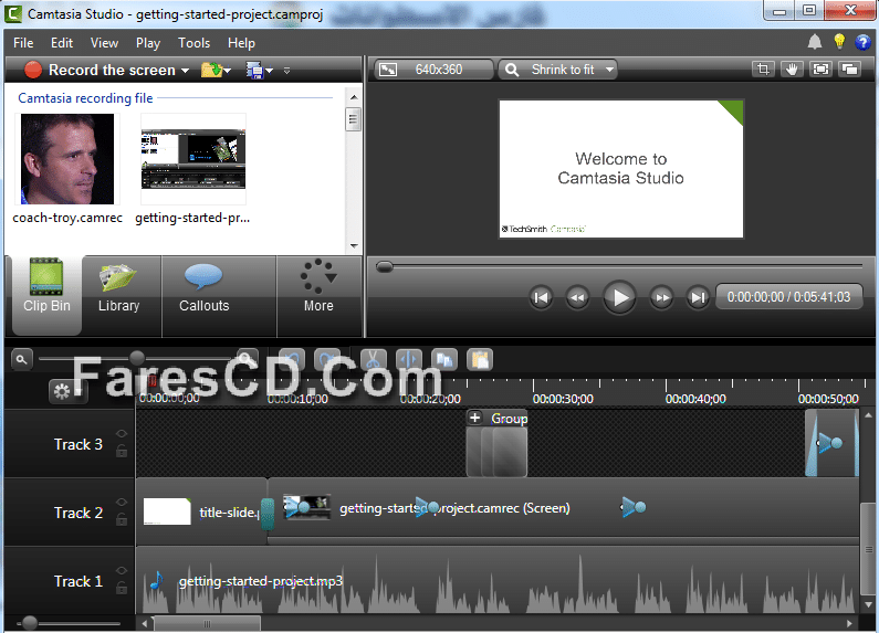 برنامج تصوير الشاشة وعمل الشروحات TechSmith Camtasia Studio 8.5.2 (1)