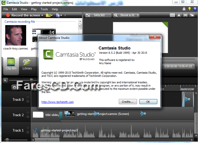 برنامج تصوير الشاشة وعمل الشروحات TechSmith Camtasia Studio 8.5.2 (2)