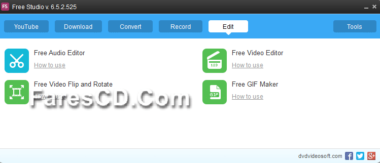 تجميعة برامج الميديا الشاملة Free Studio 6.5.2.525 (1)