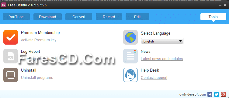 تجميعة برامج الميديا الشاملة Free Studio 6.5.2.525 (2)