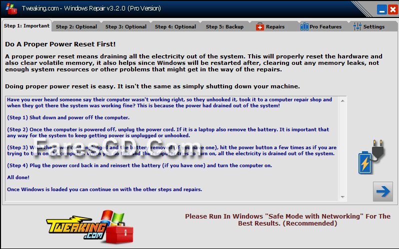 تجميعة برامج صيانة وحماية الويندوز Windows Repair Professional v3.2 (1)
