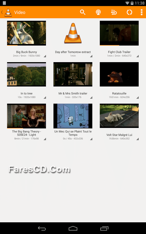 مشغل الميديا الرائع للأندرويد VLC for Android beta (2)
